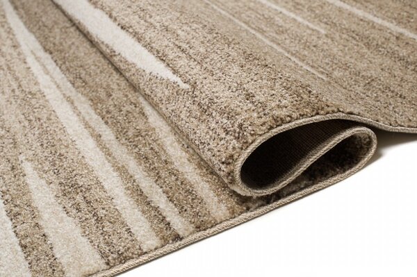Makro Abra Kusový koberec SARI 3436A tmavě béžový Rozměr: 80x150 cm