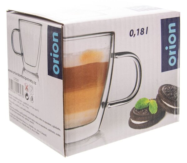 Dvoustěnný hrnek DOUBLE 0,18 l