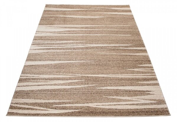 Makro Abra Kusový koberec SARI 3436A tmavě béžový Rozměr: 80x150 cm