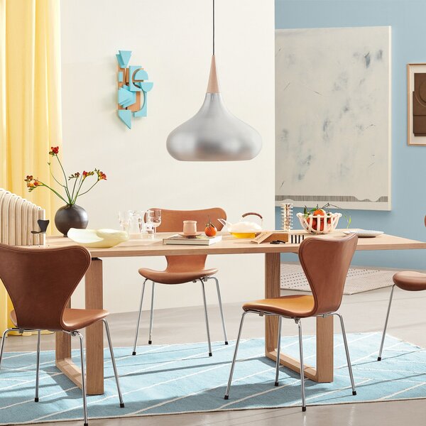 Závěsná svítidlo FRITZ HANSEN, Orient P3, stmívatelné, Metalická, Obývací pokoj, Kov, Design