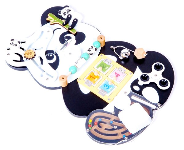 Aga4Kids Montessori dřevěná tabule Panda