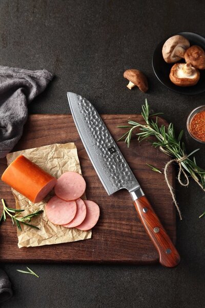 Santoku nůž XinZuo Yun B9H 7"