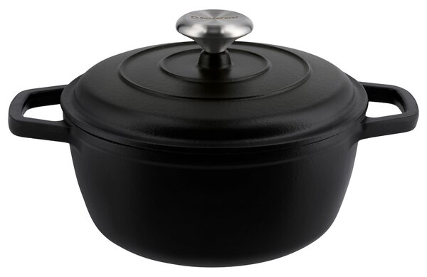 Silvercrest® Litinový hrnec Premium, Ø 21 cm (černá) (100410308001)