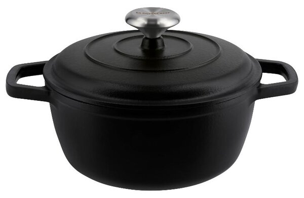 Silvercrest® Litinový hrnec Premium, Ø 21 cm (černá) (100410308001)