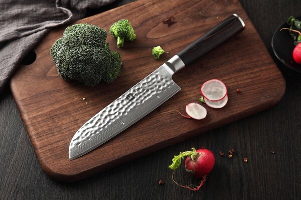 Santoku nůž XinZuo He B1H 7"