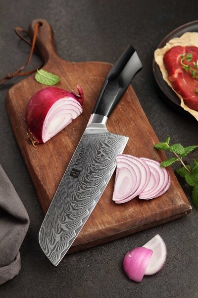 Santoku nůž XinZuo Feng B32 7.3"
