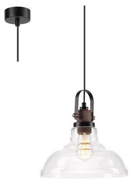 Lustr na lanku SINGLE 1xE27/60W/230V