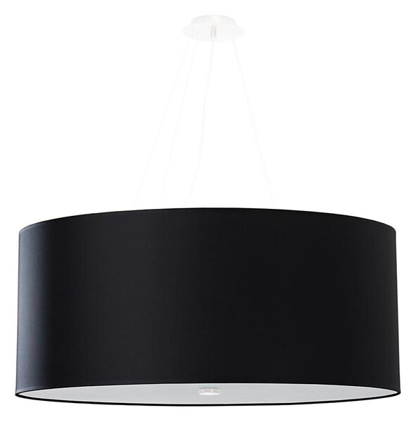 Sollux SL.0790 - Lustr na lanku OTTO 6xE27/60W/230V pr. 70 cm černá