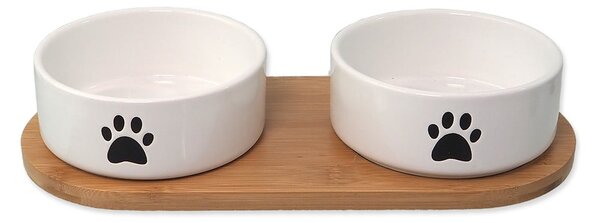 Keramický set misek s podstavcem pro psa ø 13 cm Dog Fantasy – Plaček Pet Products