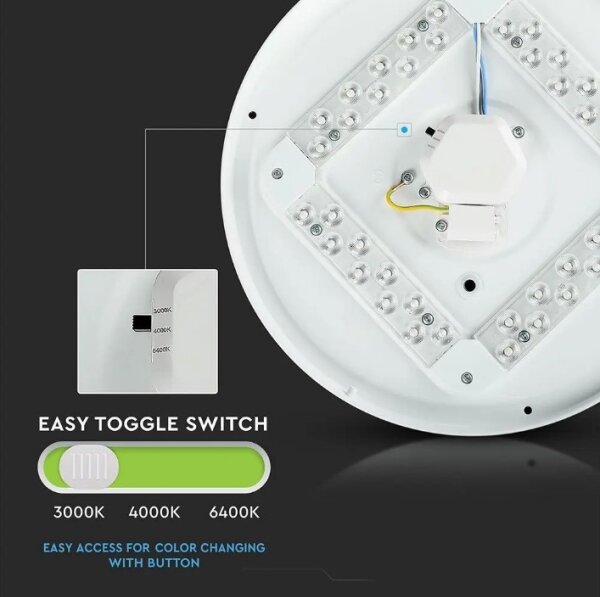 LED Stropní svítidlo LED/18W/230V pr. 31 cm 3000/4000/6400K