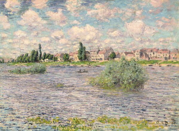 Claude Monet - Obrazová reprodukce Seine at Lavacourt, (40 x 30 cm)