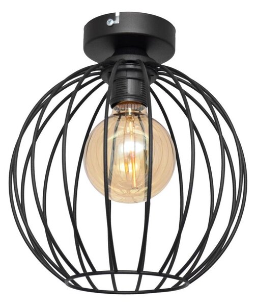 Přisazený lustr MERCURE 1xE27/15W/230V pr. 24 cm černá