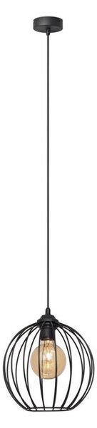 Lustr na lanku MERCURE 1xE27/15W/230V pr. 24 cm černá