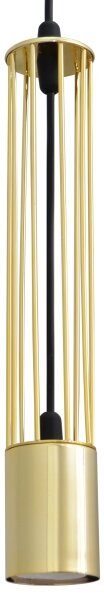 LED Lustr na lanku BARS 3xGU10/4,8W/230V zlatá