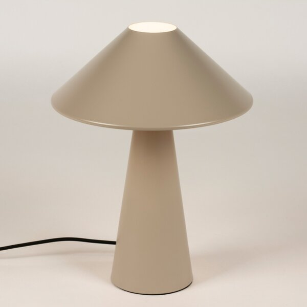 Stolní designová lampa Lucianno Taupe (LMD)