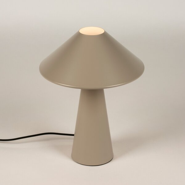 Stolní designová lampa Lucianno Taupe (LMD)