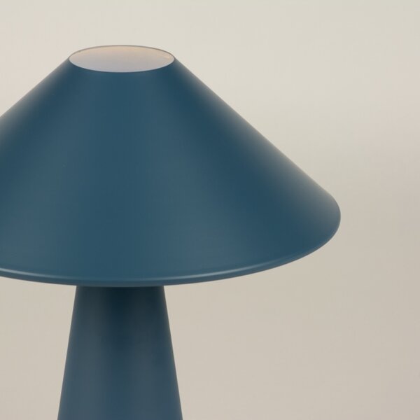 Stolní designová lampa Lucianno Blue (LMD)