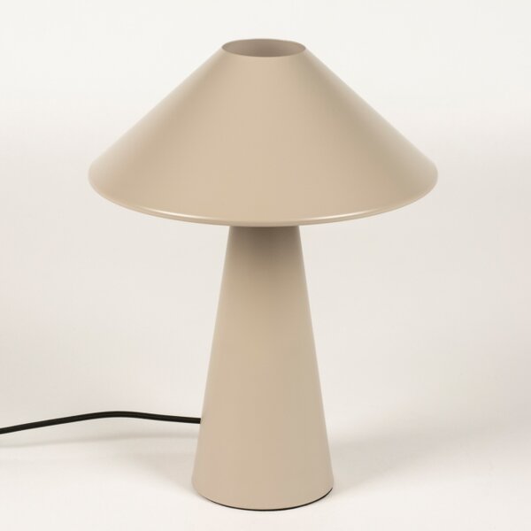 Stolní designová lampa Lucianno Taupe (LMD)