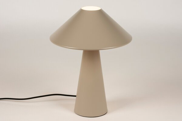 Stolní designová lampa Lucianno Taupe (LMD)