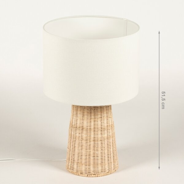 Stolní lampa Marlenn Sail Ratan Taupe (LMD)