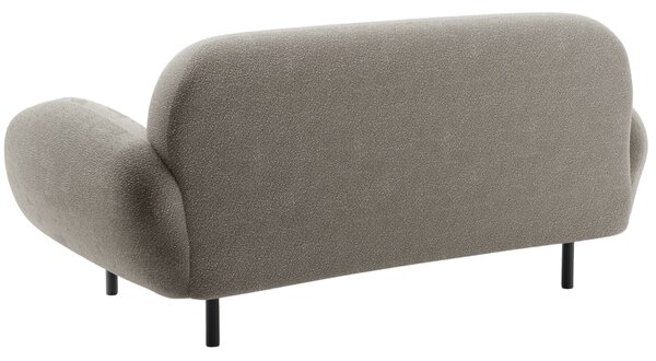 Micadoni Šedá bouclé dvoumístná pohovka Poppy 148 cm