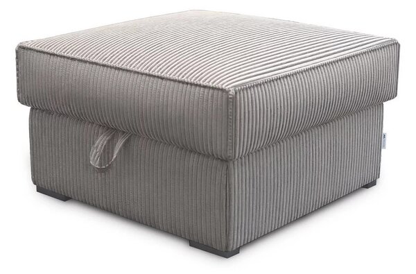 Béžový taburet SMART COSARO s úložným prostorem 65x65 cm