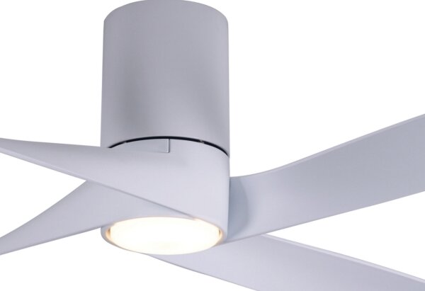 Lucci air 213350 - LED Stmívatelný ventilátor RIVIERA 1xGX53/12W/230V bílá + DO