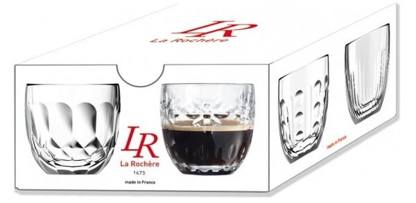 Sklenice v sadě 4 ks na whiskey 100 ml Troquet – La Rochére