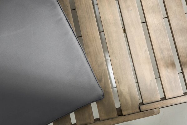 Zahradní lavička MODULAR GREY 152 CM masiv akácie Exteriér | Zahradní lavice