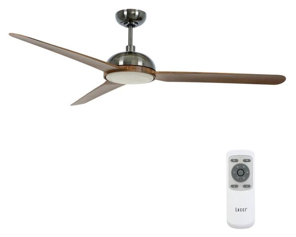 Lucci air 213301- LED Stmívatelný stropní ventilátor UNIONE 1xGX53/12W/230V + DO