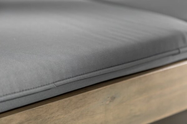 Zahradní lavička MODULAR GREY 152 CM masiv akácie Exteriér | Zahradní lavice