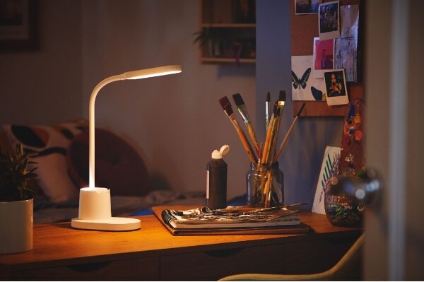 Philips - LED Stmívatelná dotyková stolní lampa BUCKET LED/7W/5V 1800 mAh CRI 90