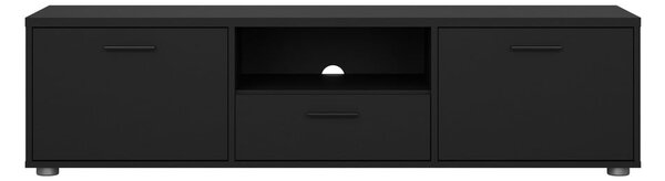 Černý TV stolek 147x38 cm Media – Tvilum