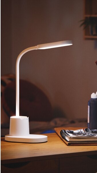 Philips - LED Stmívatelná dotyková stolní lampa BUCKET LED/7W/5V 1800 mAh CRI 90