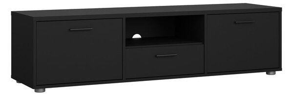 Černý TV stolek 147x38 cm Media – Tvilum