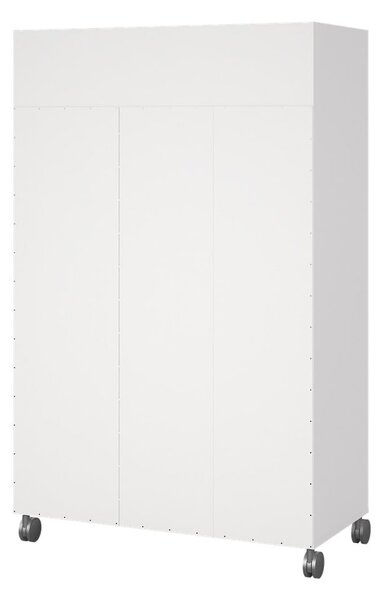 Bílo-béžová šatní skříň 100x160 cm Kit – Tvilum