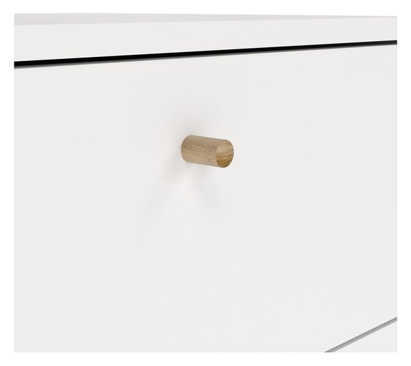 Bílá vysoká komoda 50x120 cm Bodo – Tvilum
