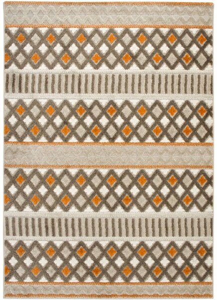 Makro Abra Moderní kusový koberec Siena 5895 béžový / žlutý Rozměr: 140x190 cm