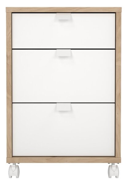 Skříňka v dekoru dubu v bílo-přírodní barvě 41x61 cm Sign – Tvilum