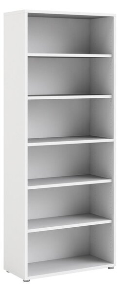 Bílá modulární knihovna 89x222 cm Prima – Tvilum