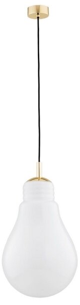 Argon 4879 - Lustr na lanku JESSE 1xE27/15W/230V zlatá/bílá