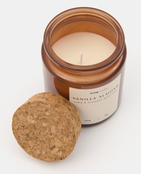 Sinsay - Svíčka Vanilla Almond - hnědá