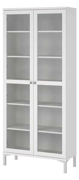 Bílá vitrína 89x203 cm Roma – Tvilum