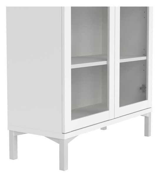 Bílá vitrína 89x203 cm Roma – Tvilum