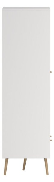 Bílá šatní skříň 99x200 cm Bodo – Tvilum