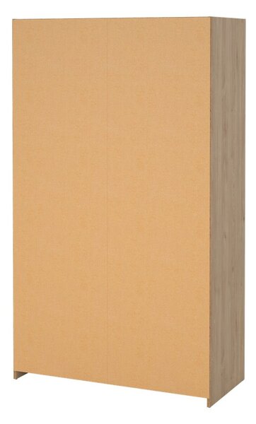 Bílo-béžová šatní skříň v dekoru dubu 105x180 cm Kit – Tvilum