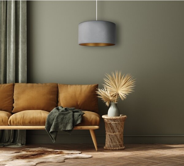 Brilagi - Lustr na lanku VELVET 1xE27/40W/230V mintová/zlatá