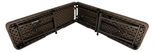 TENTino Plastová skládací lavice WOOD 180 cm