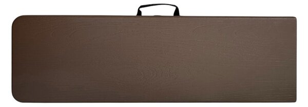 TENTino Plastová skládací lavice WOOD 180 cm