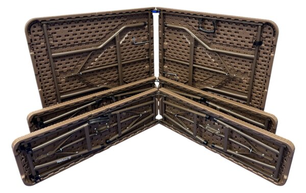 TENTino Plastový pivní set skládací RATTAN - 180 cm